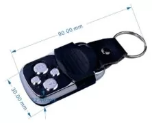 POWERTECH ασύρματο χειριστήριο YET042-V2, 4 κανάλια 433Mhz, face to face 3