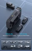 USAMS εκκινητής μπαταρίας & συμπιεστής αέρος ZB287, 12V/1000A, 150PSI, 8000mAh 3