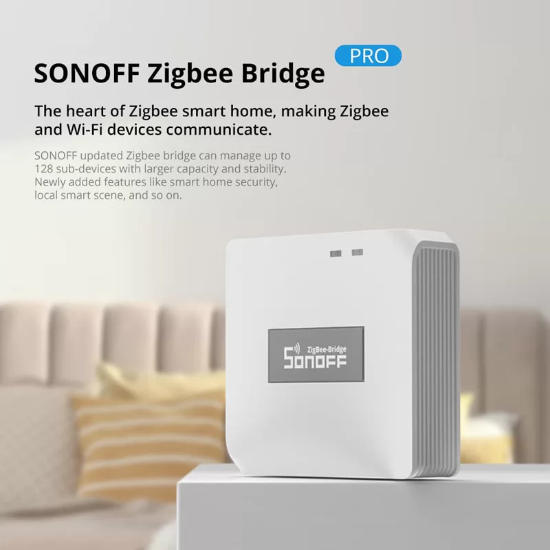 SONOFF smart hub ZBBRIDGE-P, ZigBee 3.0, Wi-Fi, λευκό 4 SONOFF smart hub ZBBRIDGE-P, ZigBee 3.0, Wi-Fi, λευκό - Image 2
