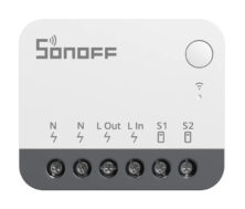 SONOFF smart διακόπτης ZBMINIR2, 1 κανάλι, ZigBee 3.0, 10A, λευκός
