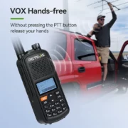 Retevis A61 pompodektis VHF UHF AM FM air band GPS IP67