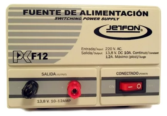 Jetfon PC-F12 Compact Σταθεροποιημένο Τροφοδοτικό Switching 13.8V 10A (12A peak) 3 Jetfon PC-F12 τροφοδοτικό switching 13.8V 10A