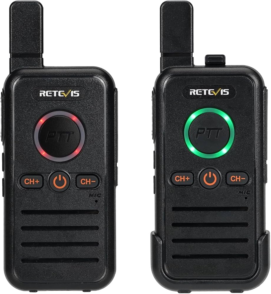 Retevis RB645 Mini Ασύρματος Πομποδέκτης PMR446 με Dual PTT και USB-C (Σετ 2 τεμάχια)