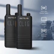 Retevis B63H PMR446 pompodektis USB-C