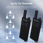 Retevis B63H PMR446 pompodektis USB-C
