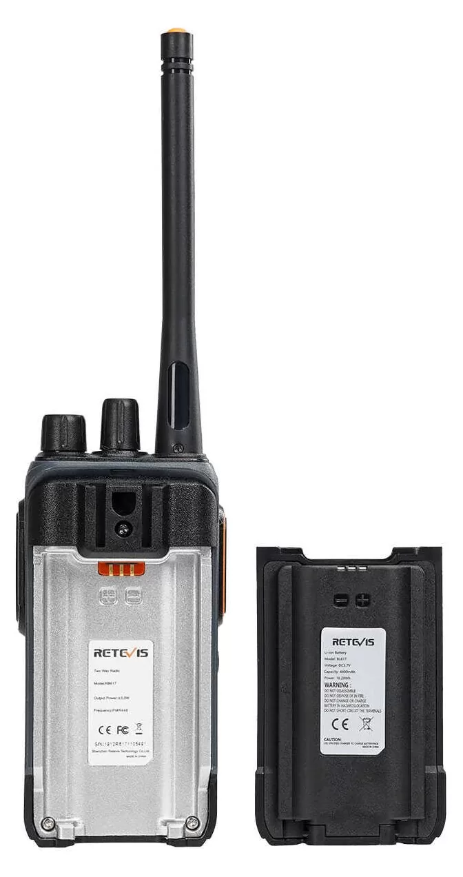 Retevis RB17 Ασύρματος Πομποδέκτης PMR446 με Μπαταρία 4400mAh και USB-C 9 Retevis RB17 pompodektis PMR446 mpataria 4400mAh USB-C