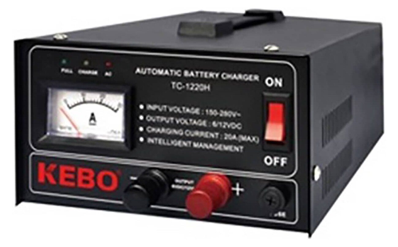 ΦΟΡΤΙΣΤΗΣ ΜΠΑΤΑΡΙΩΝ ΜΟΛΥΒΔΟΥ 6/12V 20A TC-1220H KEBO 2 ΦΟΡΤΙΣΤΗΣ ΜΠΑΤΑΡΙΩΝ ΜΟΛΥΒΔΟΥ 6/12V 20A TC-1220H KEBO