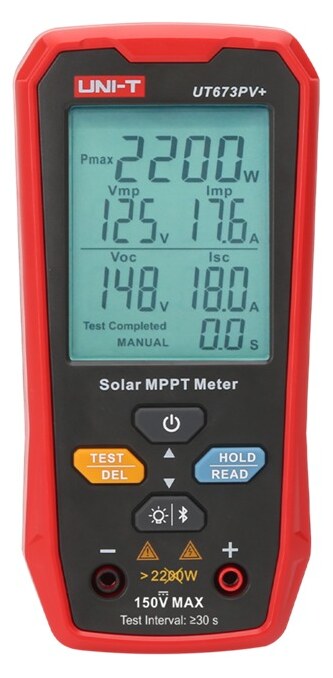 UNI-T UT673PV+ Μετρητής Φωτοβολταϊκών 2200W 150V με Bluetooth και Ακροδέκτη MC4 7 UNI-T UT673PV+ Μετρητής Φωτοβολταϊκών 2200W 150V με Bluetooth και Ακροδέκτη MC4 - Image 5