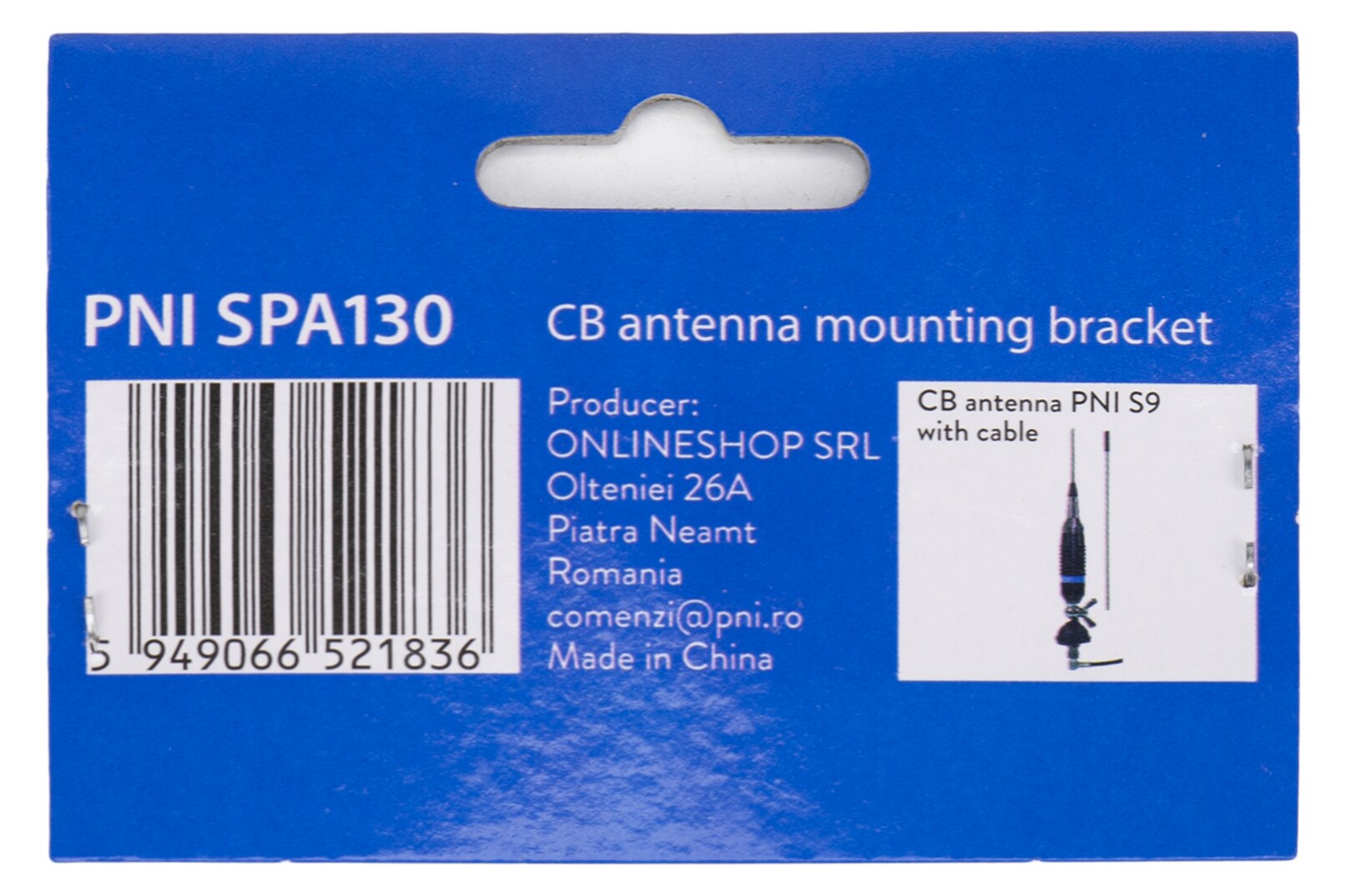 PNI SPA130 Βάση Κεραίας CB για Καπό, Πορτμπαγκάζ ή Πόρτα Αυτοκινήτου Inox 9 PNI SPA130 ανοξείδωτη βάση κεραίας CB για καπό, πορτμπαγκάζ ή πόρτα αυτοκινήτου