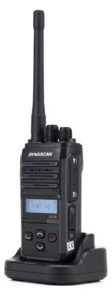 Dynascan LP-50 επαγγελματικός φορητός πομποδέκτης PMR446 IP67 με μπαταρία 2000mAh