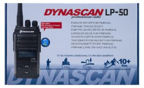 Dynascan LP-50 επαγγελματικός φορητός πομποδέκτης PMR446 IP67 με μπαταρία 2000mAh