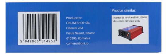 PNI L3000W inverter 12V σε 230V 3000W τροποποιημένου ημιτόνου