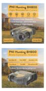 PNI Hunting BH800 ψηφιακά κιάλια νυχτερινής όρασης με οθόνη LCD και zoom 18x