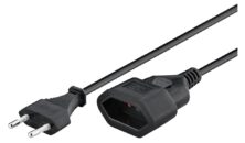 GOOBAY μπαλαντέζα προέκταση ρεύματος 50510, Europlug, 2x 0.75mm², 5m, μαύρη