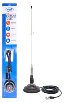 PNI ML100 κεραία CB 100cm με μαγνητική βάση 125mm και καλώδιο