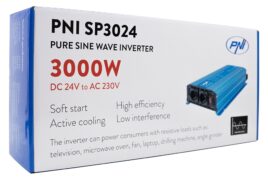 PNI SP3024 inverter 24V σε 230V 3000W καθαρού ημιτονοειδούς κύματος