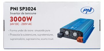 PNI SP3024 inverter 24V σε 230V 3000W καθαρού ημιτονοειδούς κύματος