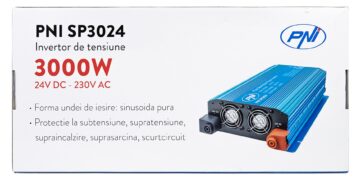 PNI SP3024 inverter 24V σε 230V 3000W καθαρού ημιτονοειδούς κύματος