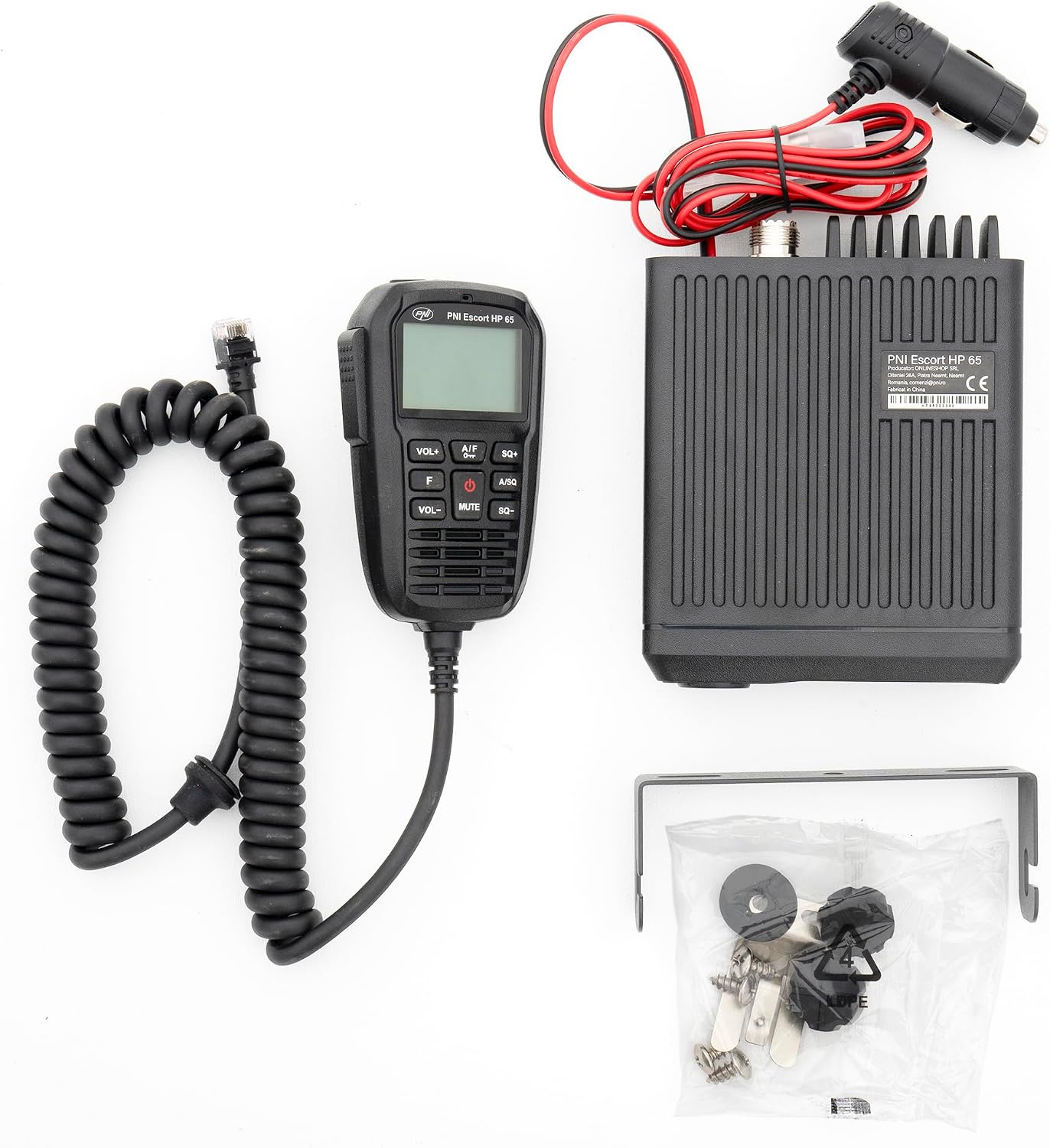 PNI Escort HP 65 ASQ CB Αυτοκινήτου Multi-Standard 4W AM/FM, 12V/24V, Noise Blanker, Χειριστήρια στο Μικρόφωνο 4 PNI Escort HP 65 ASQ CB Αυτοκινήτου Multi-Standard 4W AM/FM, 12V/24V, Noise Blanker, Χειριστήρια στο Μικρόφωνο - Image 2