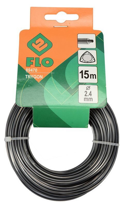FLO μεσινέζα Trygon 89470, 2.4mm x 15m, γκρι 4 FLO μεσινέζα Trygon 89470, 2.4mm x 15m, γκρι - Image 2