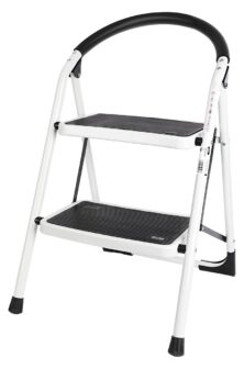 DELI σκάλα σιδήρου DL509012 με 2 σκαλοπάτια, 46cm, 150kg