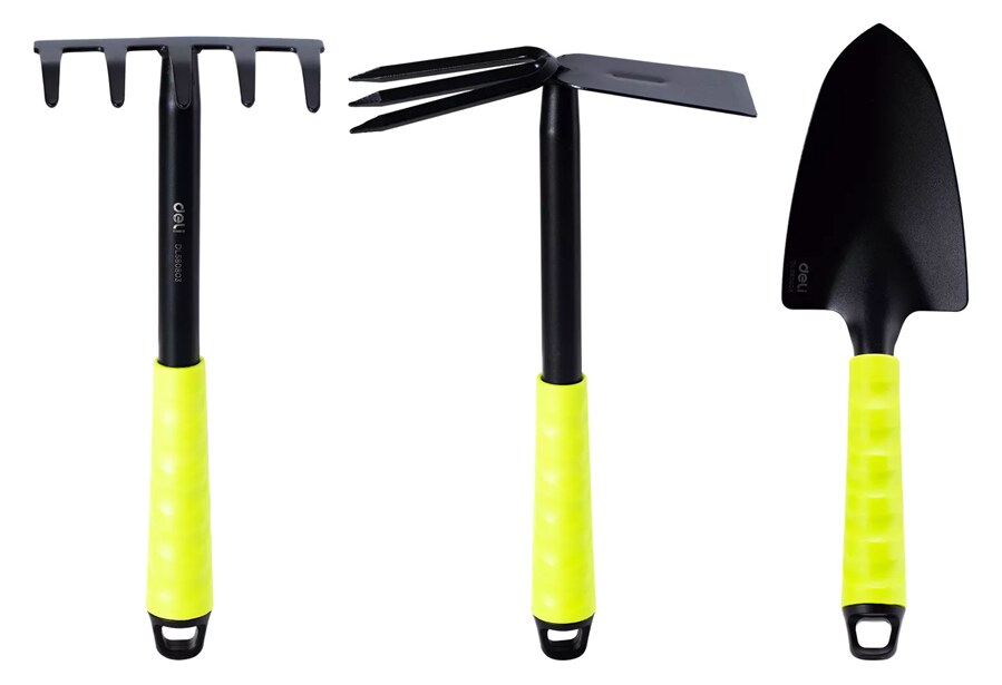 DELI σετ εργαλείων κηπουρικής DL580803, 31cm, 3τμχ 3 DELI σετ εργαλείων κηπουρικής DL580803, 31cm, 3τμχ