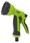 DELI πιστόλι νερού DL8760A με 8 λειτουργίες ψεκασμού, 3/4"