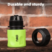 DELI ταχυσύνδεσμος για λάστιχο DL8793 με water stop, 1/2", πράσινος 2