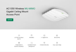 TP-LINK access point EAP225, AC1350 MU-MIMO, οροφής, V4.20 2