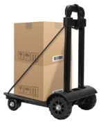 HOME USE καρότσι μεταφοράς φορτίων HUH-0244, πτυσσόμενο, έως 50kg, μαύρο 2