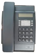 IRIS 5000 ενσύρματη τηλεφωνική συσκευή με οθόνη LCD τριών γραμμών ανθρακί