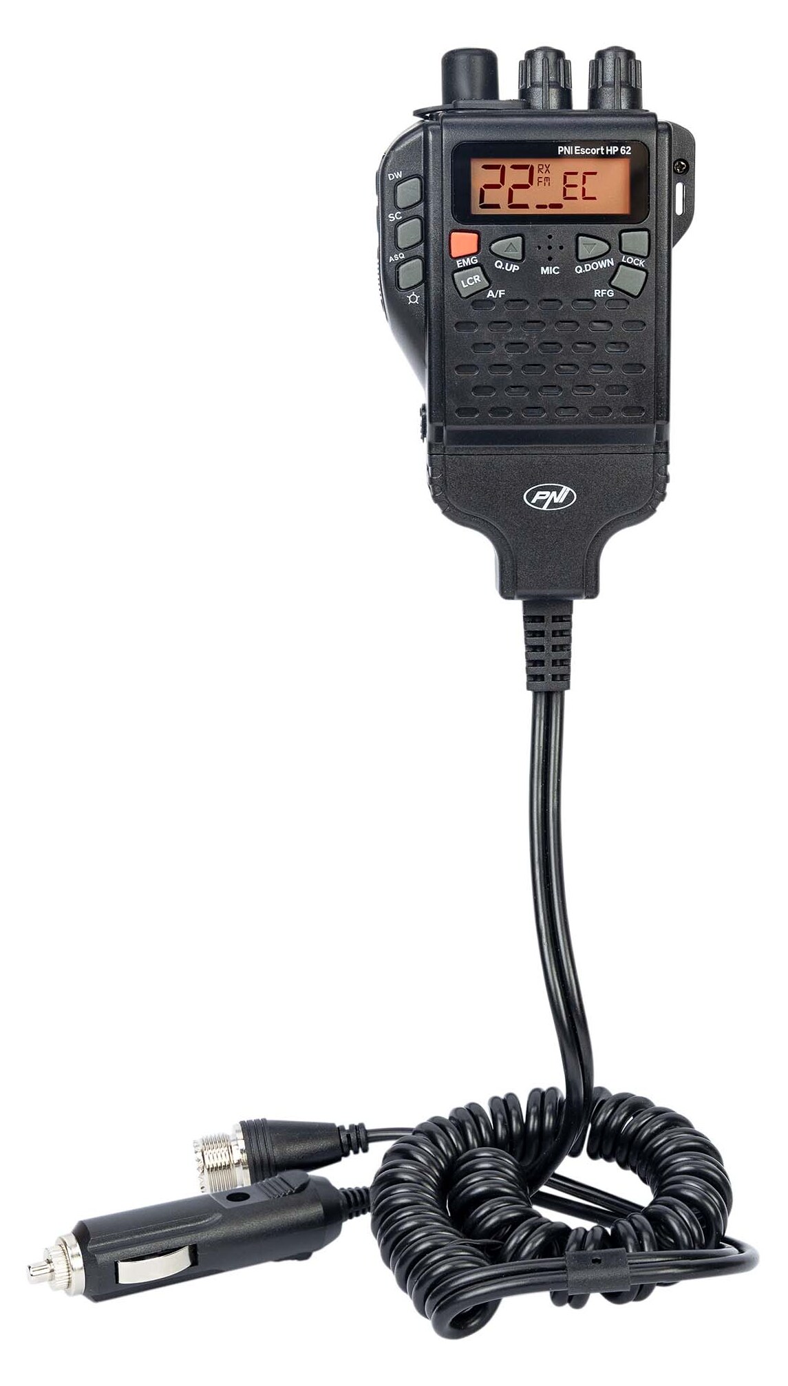 PNI Escort HP 62 CB Αυτοκινήτου Multi-Standard 4W AM/FM, RF Gain 9 Επιπέδων, Βασική Έκδοση 3 PNI Escort HP 62 CB multi-standard 4W AM/FM με RF Gain 9 επιπέδων