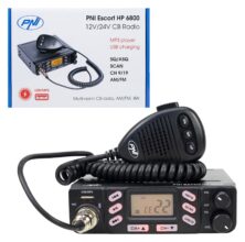 PNI Escort HP 6800 CB αυτοκινήτου 4W AM/FM 12V/24V με ASQ και MP3 player USB