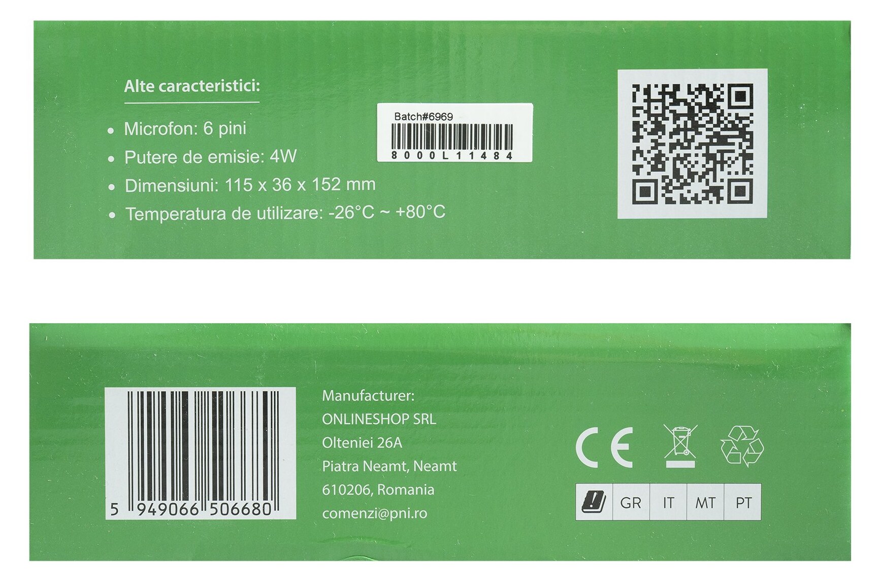 PNI Escort HP 8000L CB Αυτοκινήτου 4W AM/FM, 12V, Ρυθμιζόμενο ASQ, Κλείδωμα Πλήκτρων 12 PNI Escort HP 8000L πομποδέκτης CB αυτοκινήτου 4W AM/FM με ρυθμιζόμενο ASQ