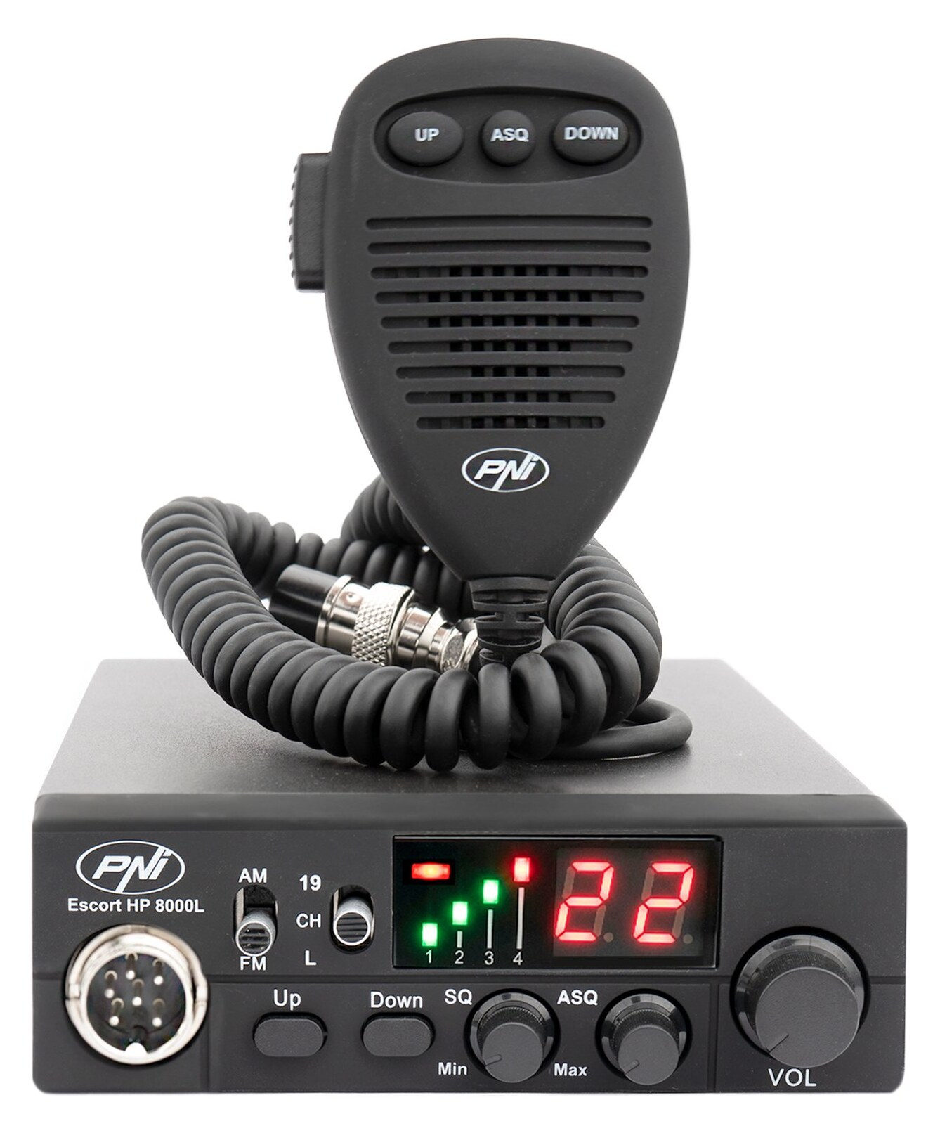 PNI Escort HP 8000L CB Αυτοκινήτου 4W AM/FM, 12V, Ρυθμιζόμενο ASQ, Κλείδωμα Πλήκτρων 4 PNI Escort HP 8000L πομποδέκτης CB αυτοκινήτου 4W AM/FM με ρυθμιζόμενο ASQ