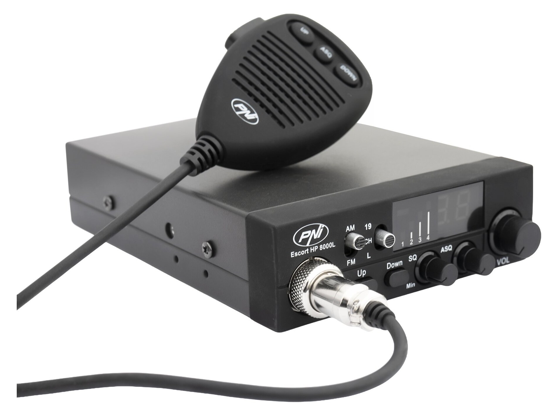 PNI Escort HP 8000L CB Αυτοκινήτου 4W AM/FM, 12V, Ρυθμιζόμενο ASQ, Κλείδωμα Πλήκτρων 8 PNI Escort HP 8000L πομποδέκτης CB αυτοκινήτου 4W AM/FM με ρυθμιζόμενο ASQ