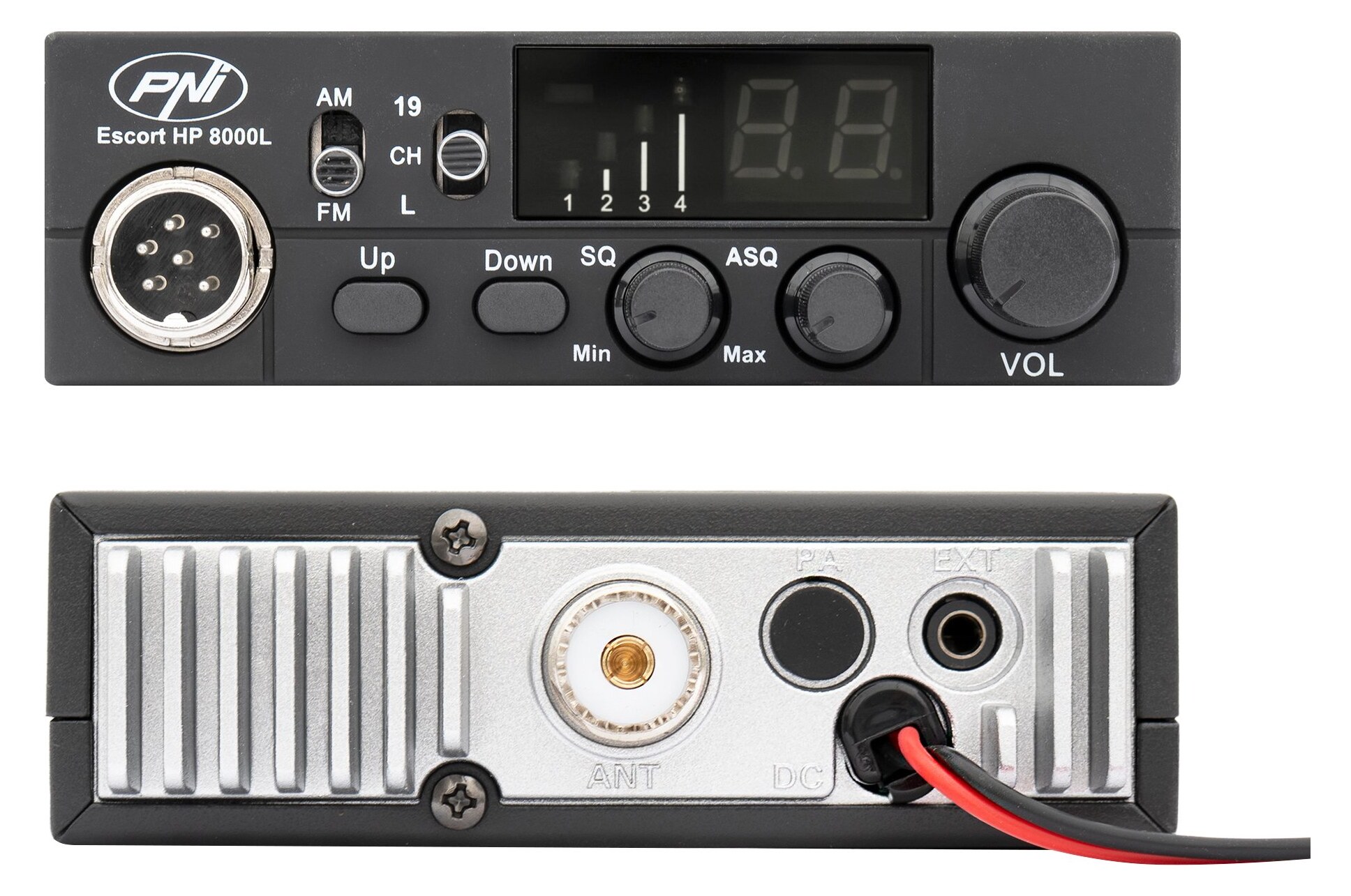 PNI Escort HP 8000L CB Αυτοκινήτου 4W AM/FM, 12V, Ρυθμιζόμενο ASQ, Κλείδωμα Πλήκτρων 9 PNI Escort HP 8000L πομποδέκτης CB αυτοκινήτου 4W AM/FM με ρυθμιζόμενο ASQ