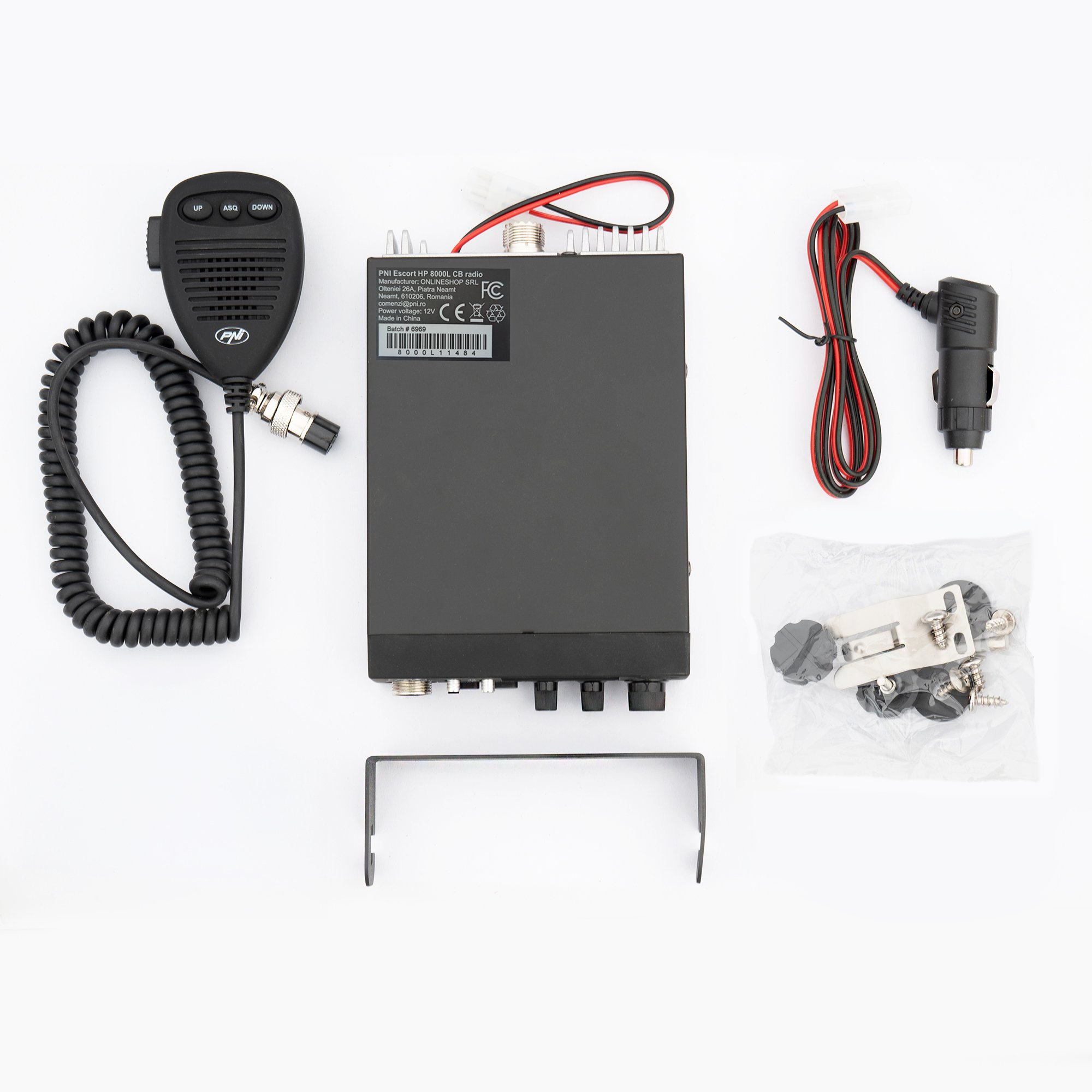 PNI Escort HP 8000L CB Αυτοκινήτου 4W AM/FM, 12V, Ρυθμιζόμενο ASQ, Κλείδωμα Πλήκτρων 11 PNI Escort HP 8000L πομποδέκτης CB αυτοκινήτου 4W AM/FM με ρυθμιζόμενο ASQ
