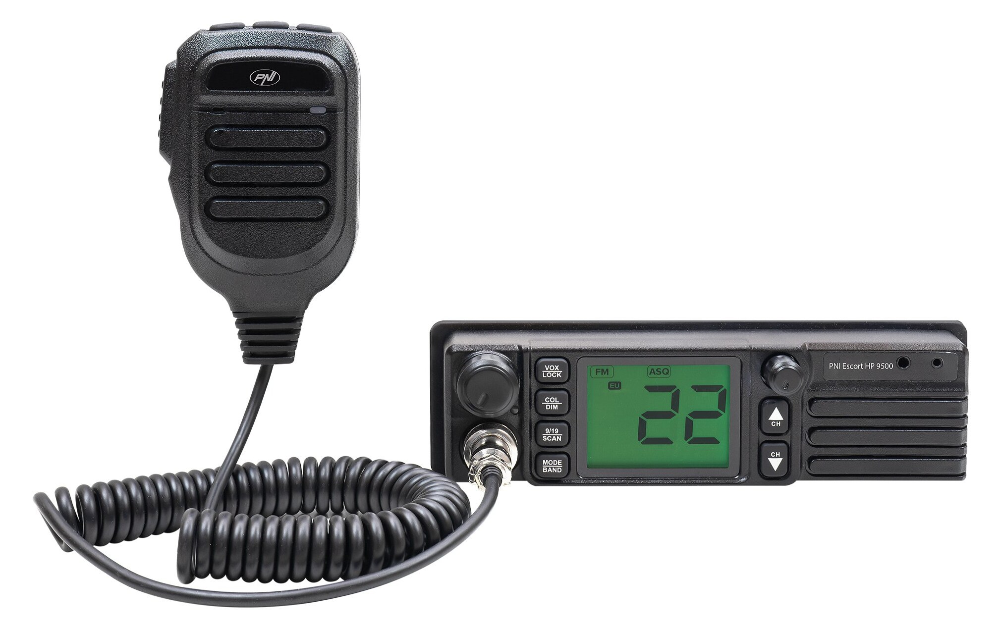 PNI Escort HP 9500 CB Αυτοκινήτου Multi-Standard 4W AM/FM, 12V/24V, ASQ, VOX, Μπροστινό Μεγάφωνο, 1DIN 4 PNI Escort HP 9500 CB αυτοκινήτου 4W AM/FM 1DIN με μπροστινό μεγάφωνο