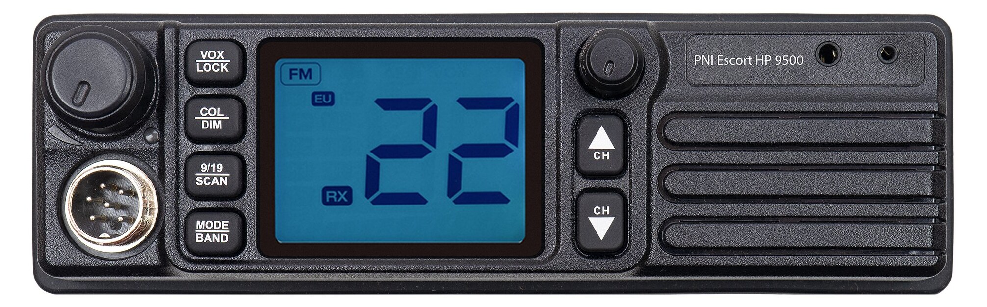 PNI Escort HP 9500 CB Αυτοκινήτου Multi-Standard 4W AM/FM, 12V/24V, ASQ, VOX, Μπροστινό Μεγάφωνο, 1DIN 5 PNI Escort HP 9500 CB αυτοκινήτου 4W AM/FM 1DIN με μπροστινό μεγάφωνο