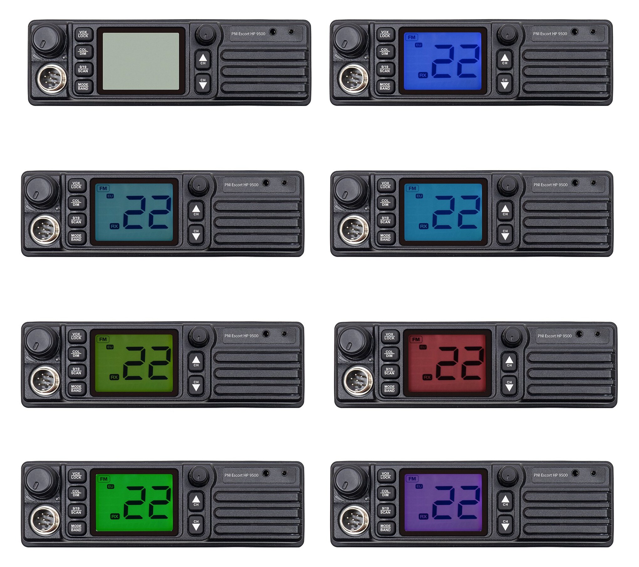 PNI Escort HP 9500 CB Αυτοκινήτου Multi-Standard 4W AM/FM, 12V/24V, ASQ, VOX, Μπροστινό Μεγάφωνο, 1DIN 10 PNI Escort HP 9500 CB αυτοκινήτου 4W AM/FM 1DIN με μπροστινό μεγάφωνο