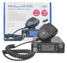 PNI Escort HP 9700 USB CB αυτοκινήτου 4W AM/FM με ANC και θύρα USB