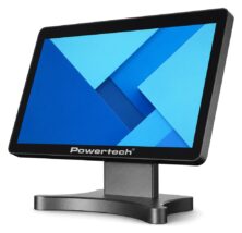 POWERTECH οθόνη αφής PT-1631, LCD, 17.3" 1920x1080p, HDMI/VGA, VESA 75x75mm, μαύρη