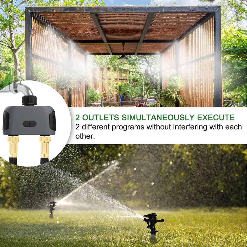 INHOCON smart προγραμματιστής ποτίσματος SGW02 2 θέσεων, Bluetooth, IP55 6 INHOCON smart προγραμματιστής ποτίσματος SGW02 2 θέσεων, Bluetooth, IP55 - Image 4