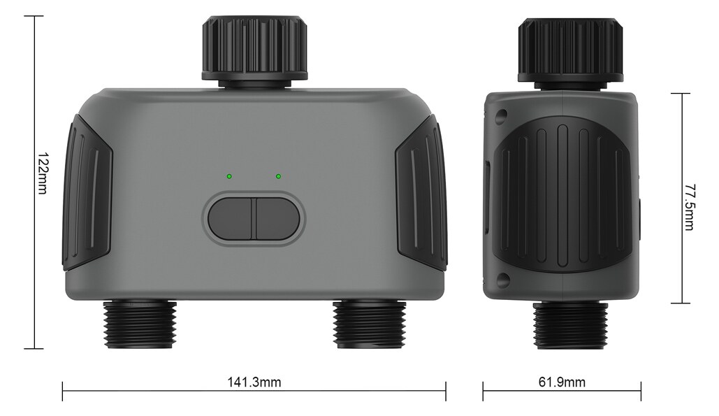 INHOCON smart προγραμματιστής ποτίσματος SGW02 2 θέσεων, Bluetooth, IP55 10 INHOCON smart προγραμματιστής ποτίσματος SGW02 2 θέσεων, Bluetooth, IP55 - Image 8
