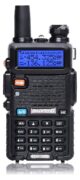 Baofeng UV-5R φορητός πομποδέκτης VHF/UHF dual band 5W σε μαύρο χρώμα