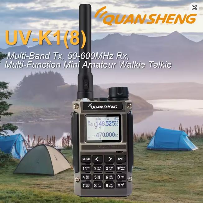 Quansheng UV-K1 Mini Kong Φορητός Πομποδέκτης VHF/UHF 5W, 50-600MHz, Type-C, Airband, NOAA, 200 Κανάλια 18 Quansheng UV-K1 Mini Kong φορητός πομποδέκτης VHF UHF 5W λειτουργίες