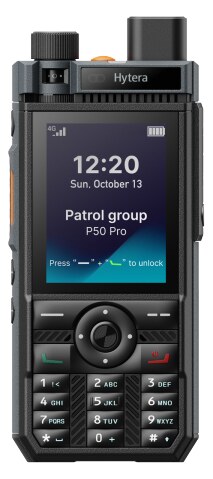 HYTERA P50 Pro walkie talkie POC LTE 4G with keypad and camera