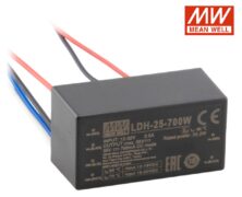 CONVERTER DC/DC LED 21W/9.5-32V/12.5-84V/250mA LDH-25-250W MEAN WELL