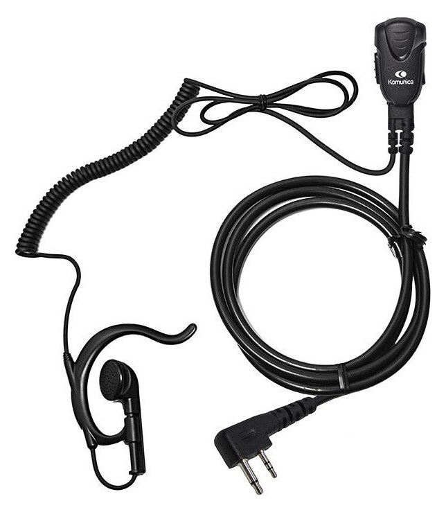 Komunica PWR-PRO-IP501 μικροακουστικό σιλικόνης με στήριξη στο αυτί για Icom IC-U20SR και IP-501H